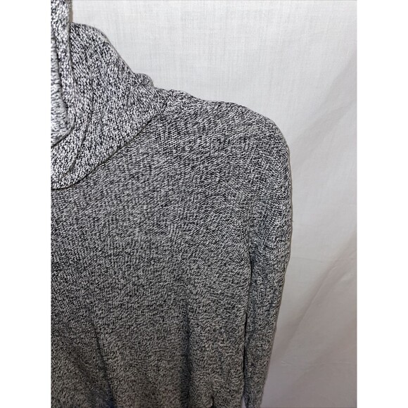 Chico’s Beach Hoodie Women’s Size 1 U.S. Medium Gray 100% Linen Pockets LS - Picture 10 of 12